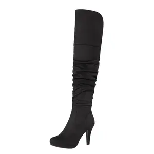 DREAM PAIRS Over The Knee Chunky Heel Boots