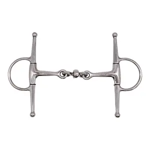 Jake Adams Double Jointed Stainless Steel Roller Full Cheek Bit