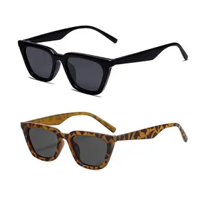2 Packs UV Protected Retro Wayfarer Sunglasses for Men & Women