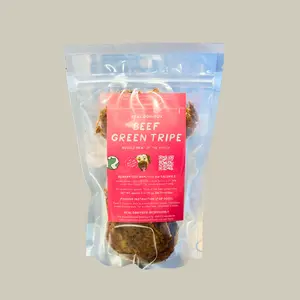 Real Dog Box Green Tripe Dog Treats – Single Ingredient, Air-Dried, Made in San Diego