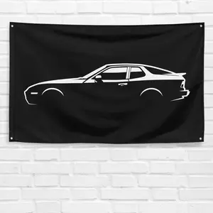 For Porsche 944 Car Fans 3x5 ft Flag Garage Gift Wall Banner