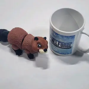 3D Printed Articulated Beaver by Tri-Dimension Prints