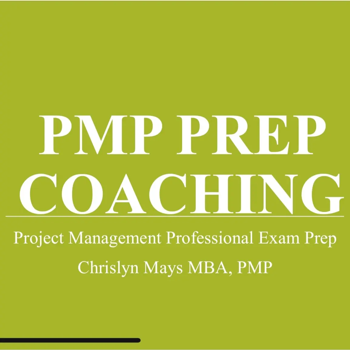 PMP Prep Coaching 1:1