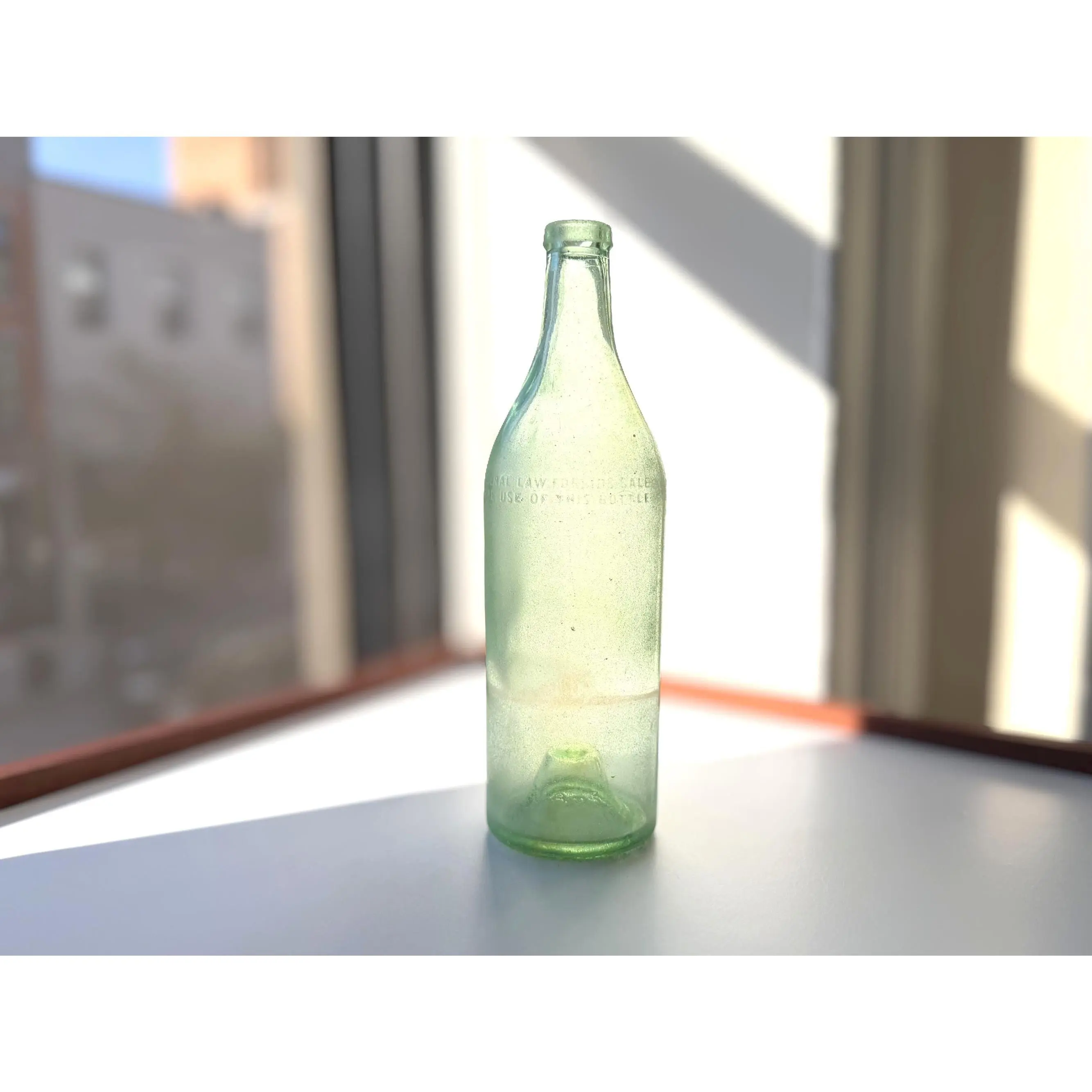 Sea-Worn Vintage Bacardi Bottle