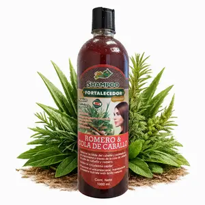 Rosemary & Horsetail Strengthening Shampoo / Shampoo de Romero y Cola de Caballo 1L (33.9 Fl Oz) | Herbal Hair Care for Shine & Strength