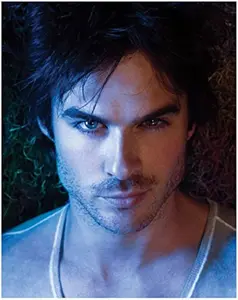 Ian Somerhalder Smirking Close-up as Damon Salvatore Posters