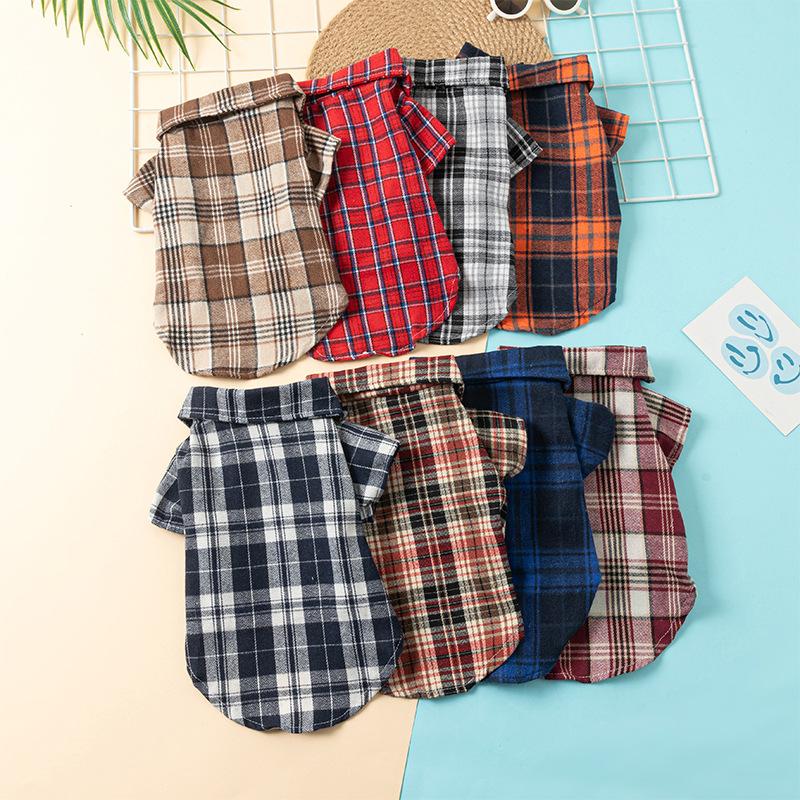 Plaid Flannel Dog Shirts | Cozy Fall Fashion for All Sizes (XXS-XXL ...