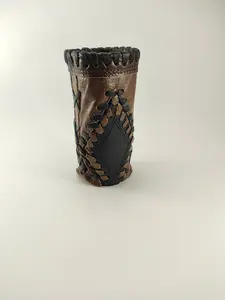 Bottle Coozie - Limited Edition Black and Dark Brown Diamond