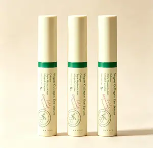 AXIS-Y Vegan Collagen Eye Serum (3pcs) Korean Daily Skincare Treatment with Triple Hyaluronic Acid, Peptides for Under-Eye Firming and Elasticity Improvement