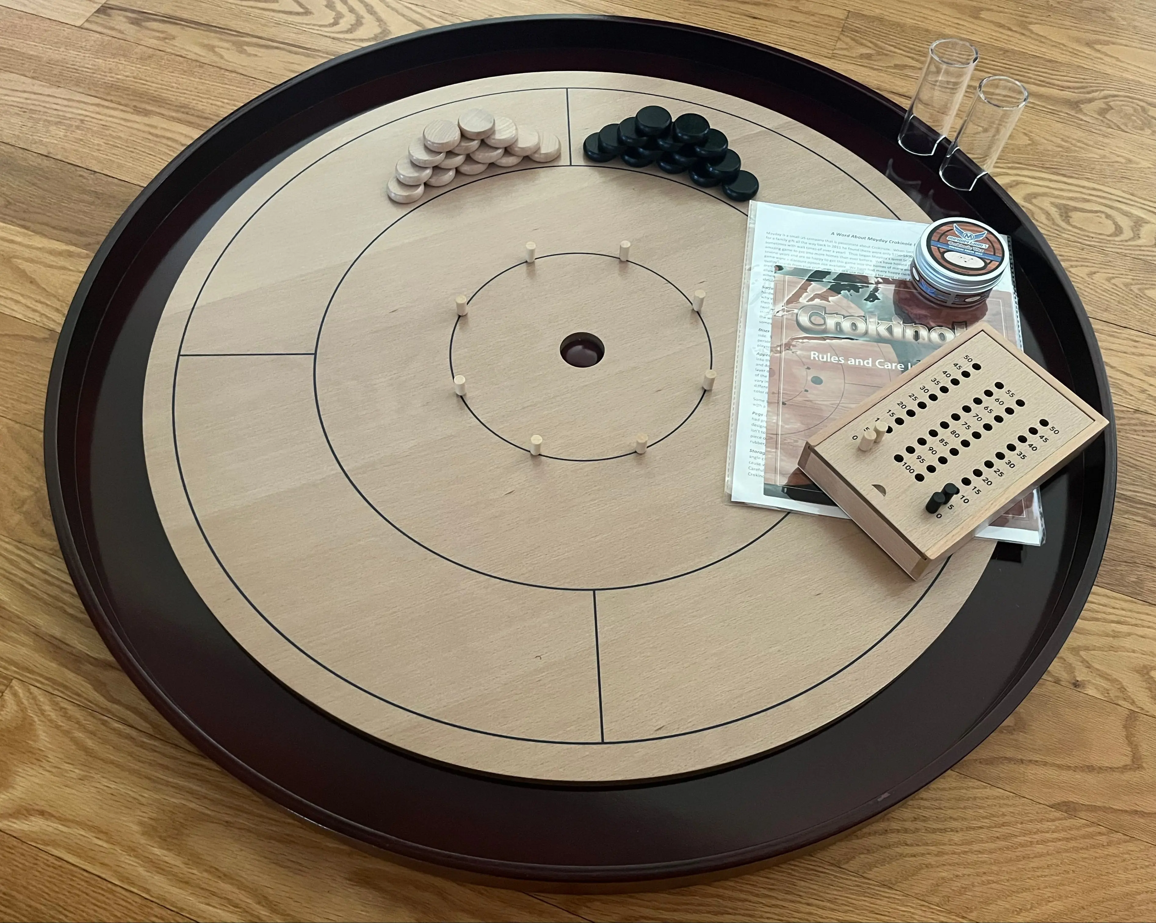 Beech Tournament Edition Crokinole Board