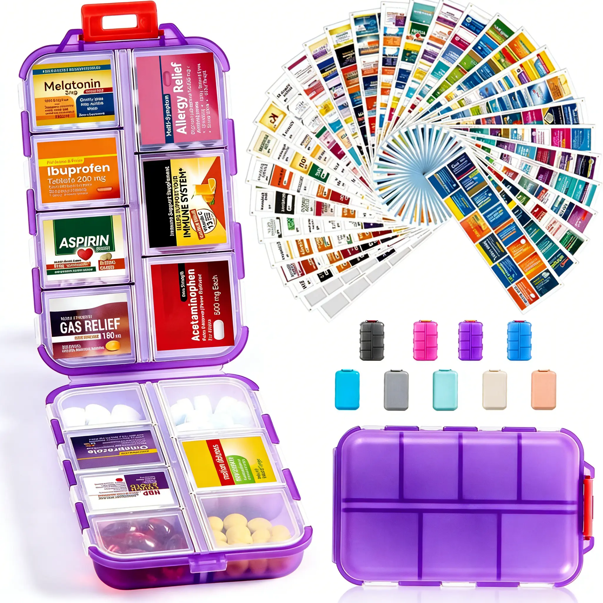 14 transparent purple