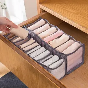 Foldable Closet Organizer – Multi-Grid Storage for Socks & Underwear
