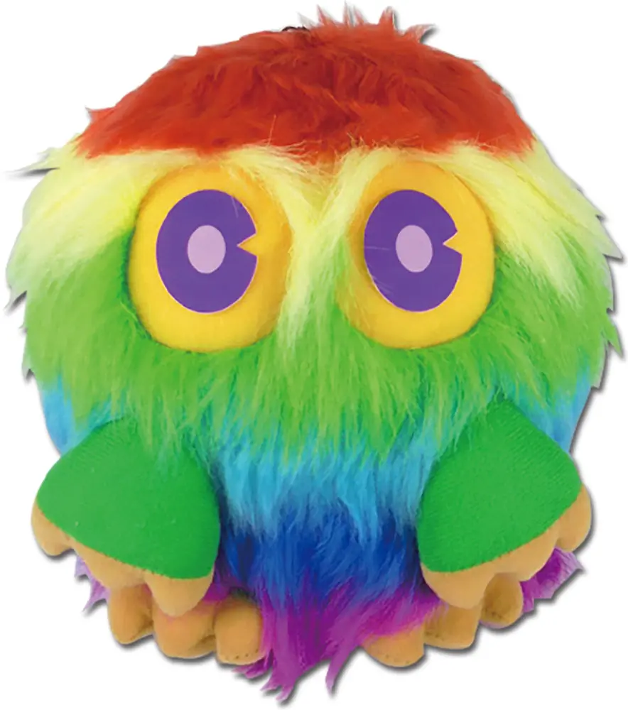 Officially Licensed Great Eastern Entertainment Yu-Gi-Oh Classic S3 8in Rainbow Kuriboh Plush - New, String-Attached, Tag-Included, Display-Ready Collectible Toy Plushie