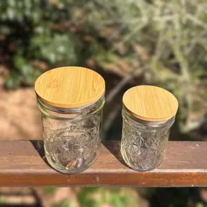Bamboo Mason Jar Lid Bamboo Mason Jar Lid