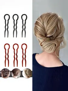6pcs Hair Styling Comb Set, Hair Styling Accessories, Professional Hair Styling Tools for Women & Girls, Home Hair Kit