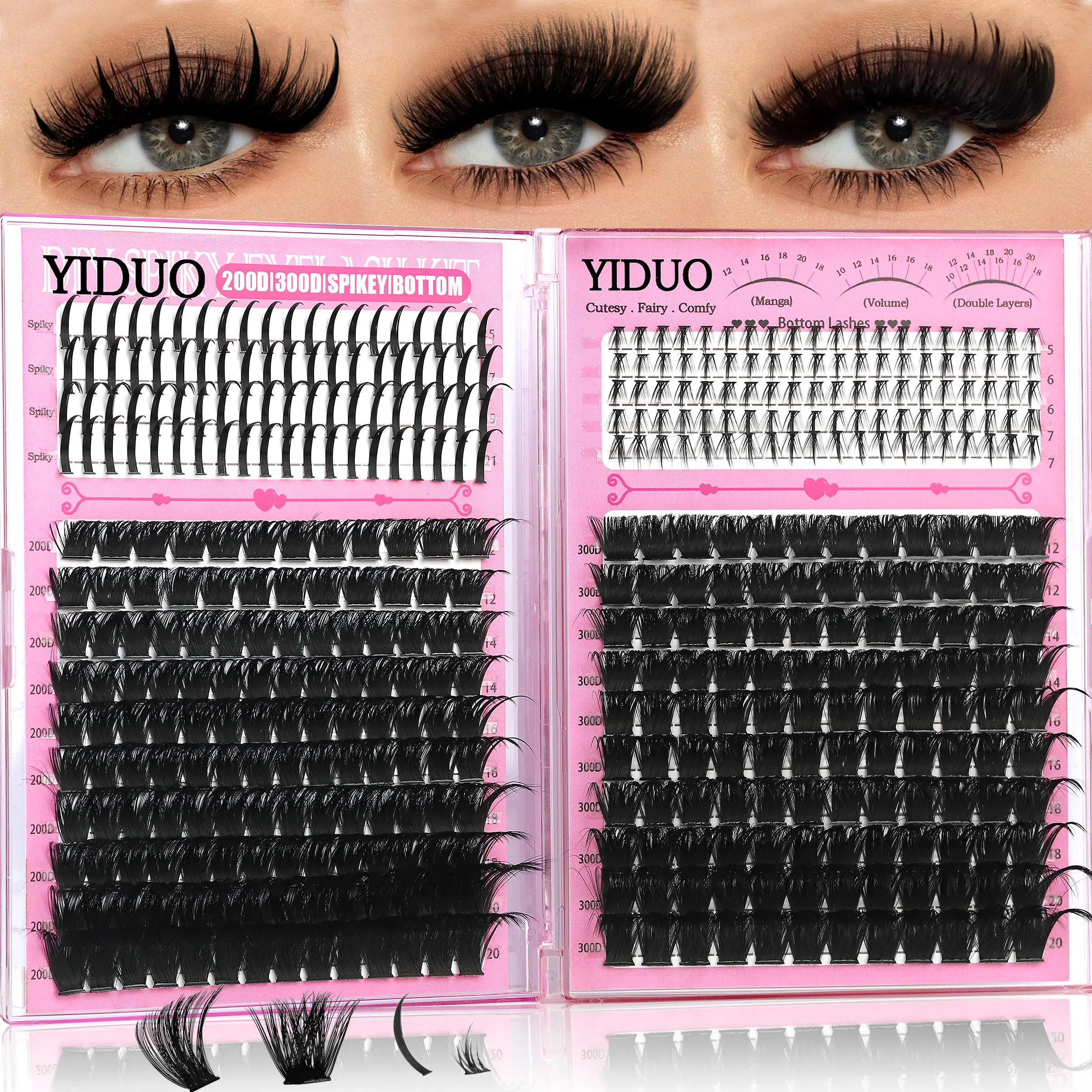 200D/300D Eyelash Cluster
