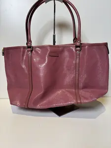 Pre-owned GUCCI Leather Tote Bags authentic GG monogram tote bag shoulder bag GG32JX