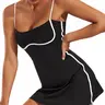 Move With You Women's Sleeveless Athletic Tennis Active Wear Dress - Tank Top-Style, Built-in Bra, Shorts Pockets, A-Line Cut, Skirt Feature - Ideal for Workout, Golf | Womens Dresses, Outfits for Women