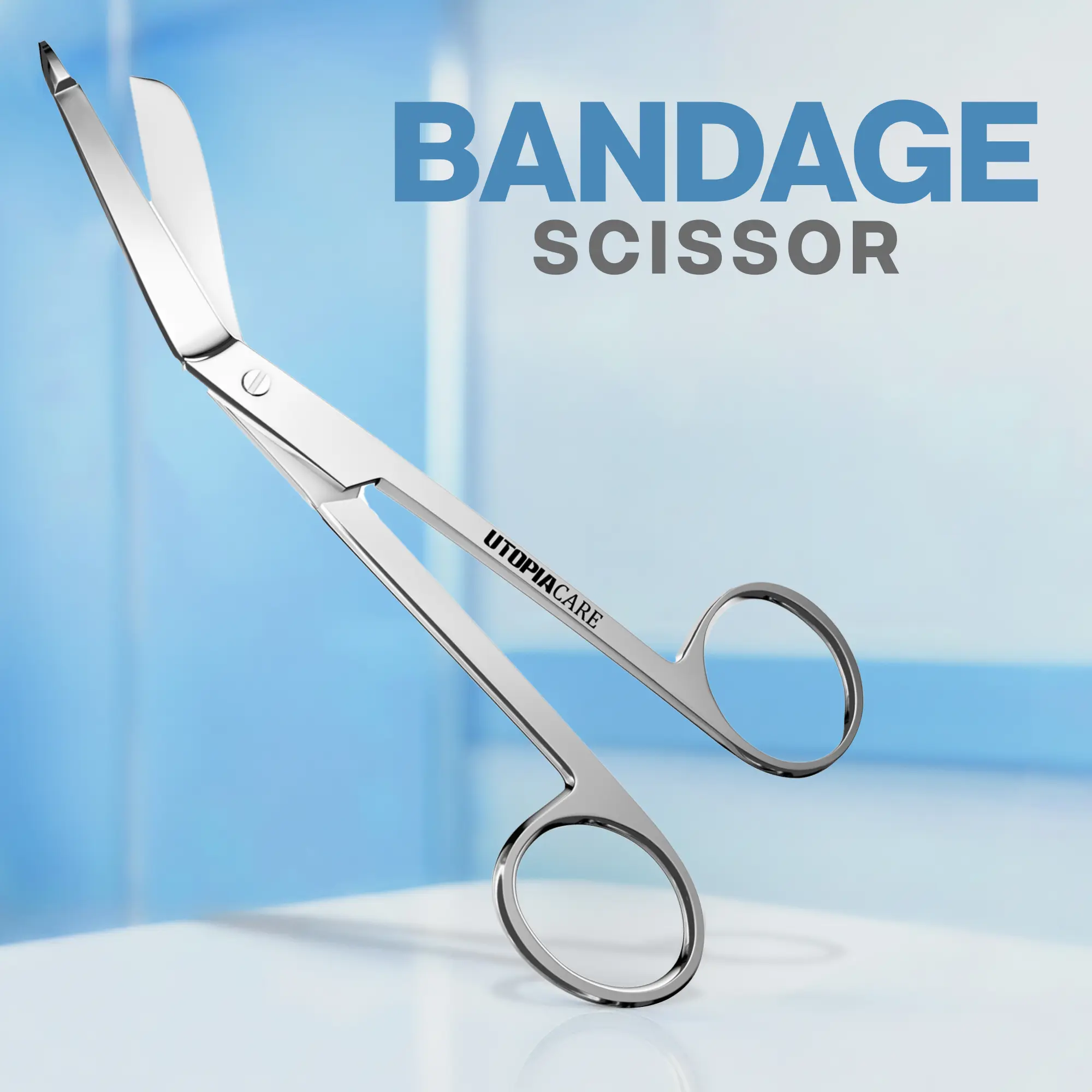 Utopia Care 5.5” Bandage Scissors ️ Stainless Steel Shears for First Aid & Professional Use – Safe, Precise & Durable Utopia Care 5.5” Bandage Scissors ️ Stainless Steel Shears for First Aid & Professional Use – Safe, Precise & Durable