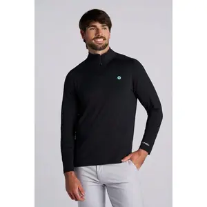 Men's Fairway Golf Pullover | Black