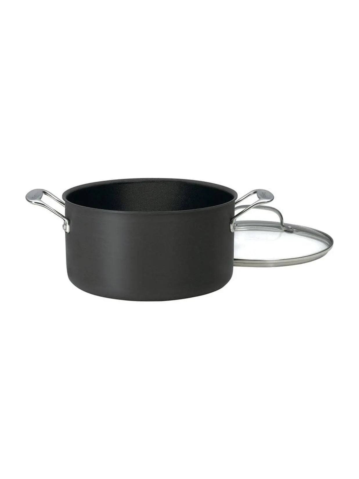 Cuisinart 6243869 Nonstick Cookware 6 qt. Chefs Classic Stainless Steel Stock Pot, Black
