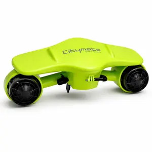 Green Dual Motor Underwater Scooter – 40 Min Runtime, 2-3H Fast Charge, Floats on Water, Ideal for Pool & Snorkeling, Max Depth 40m