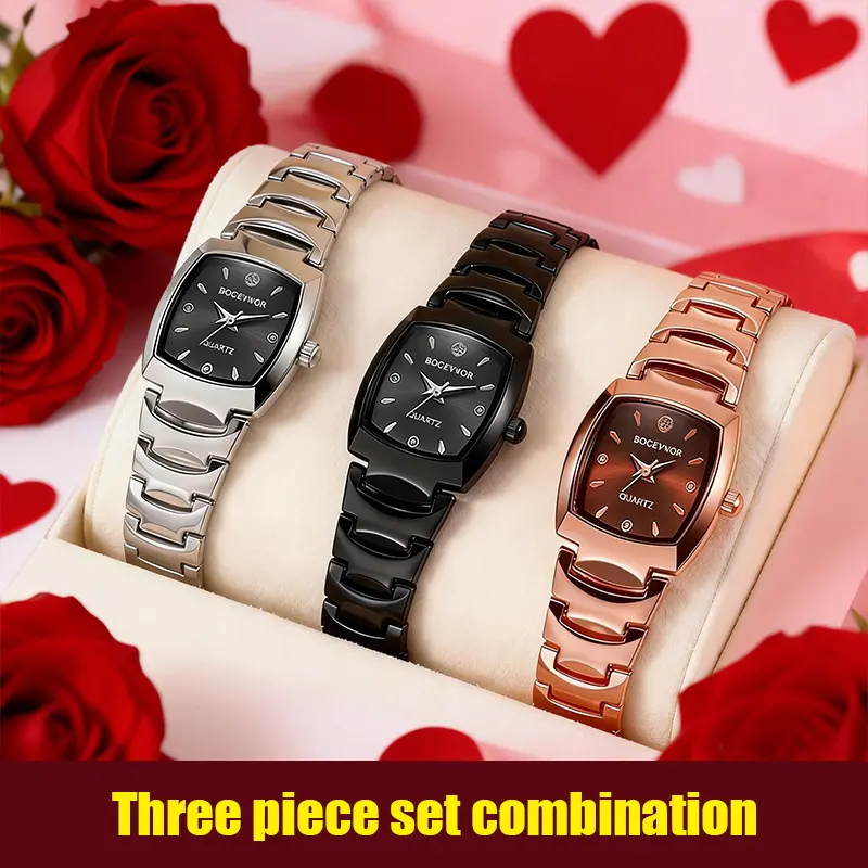 Square Watch Three-Piece Set