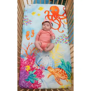 Sea You In My Dreams fitted crib sheet