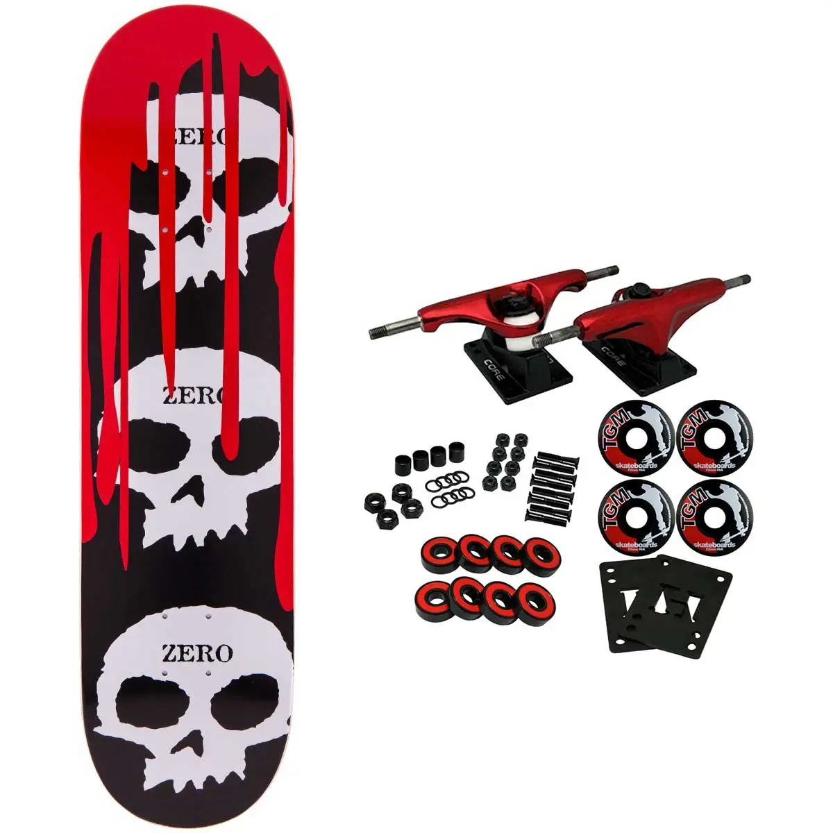 Zero Complete 3 Skulls with Blood 7.75" Zero Complete 3 Skulls with Blood 7.75"