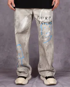 Graffiti Damage(White) pants