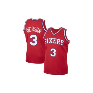 IVERSON #6 2026 Red Basketball Jersey – Unisex Icon Edition Sport Outfit, Game Day Uniform, Perfect Gift Idea