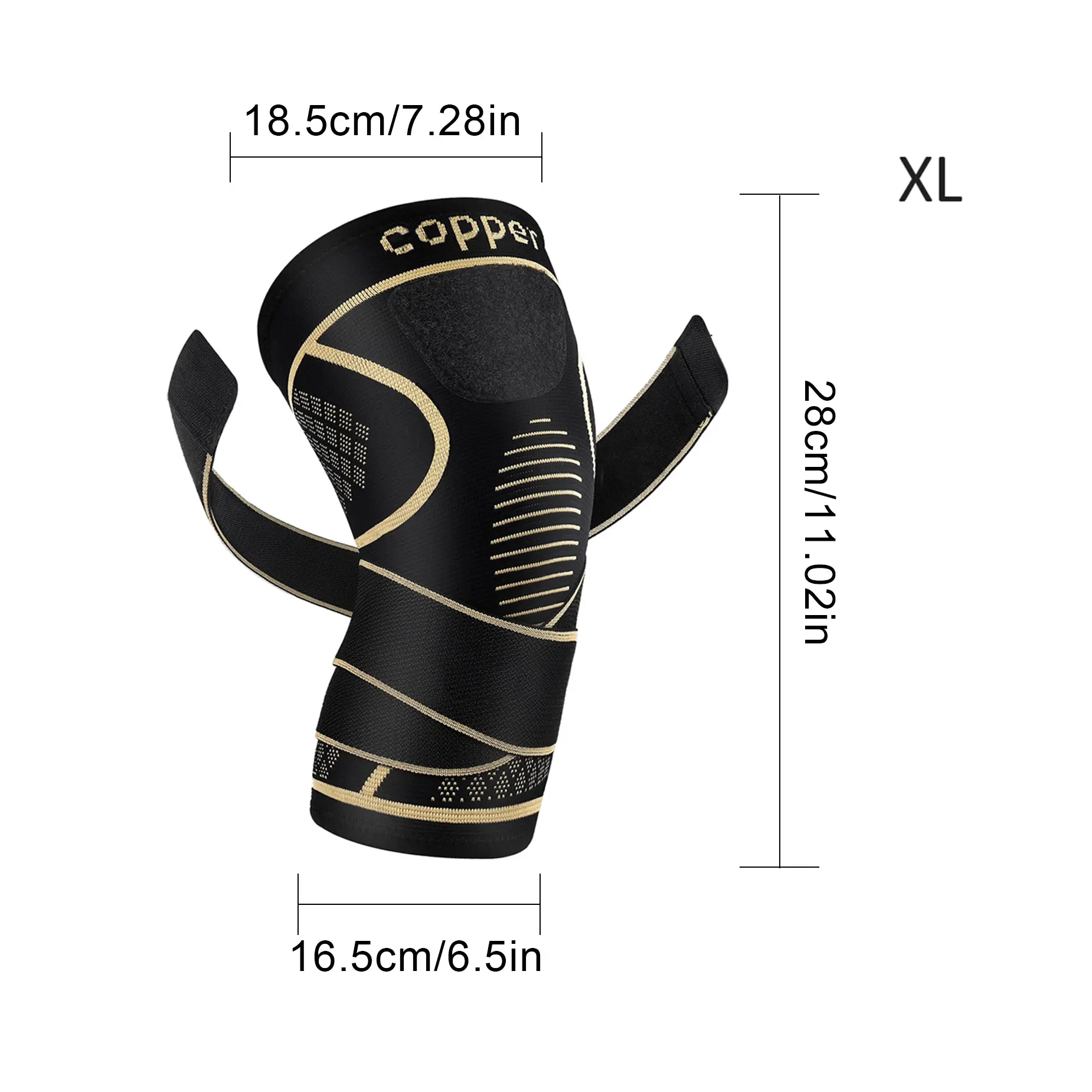 Black gold （A pair）XL