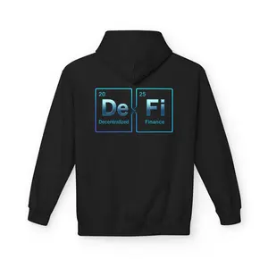 Decentralized Finance Hoodie (front logo + back design) – Crypto Vault Pullover