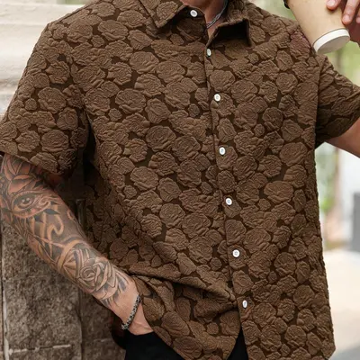 Rose Gold Mens Shirt - TikTok Shop