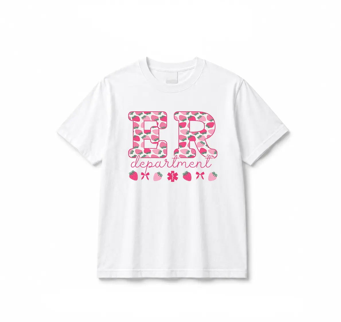 ER Department Shirt • Emergency Department Strawberry Work Tees • ED Nurse Gifts • ER Nurse Tshirt • Emergency Nurse Tech Graduation Gift