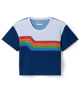 Color Cruise Rainbow Crop Top