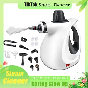 Dauhor 2026 Handheld  Spray Bottle Steam Cleaner with 15 Accessories, Multi-Purpose Pressurized Steam Cleaner for Kitchen, Bathroom, Windows, Floors, Furniture, and Appliance Household