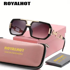 ROYALHOT Unisex Charming Full Frame Sunglasses Outdoor-friendly Square Frame Sunglasses UV400
