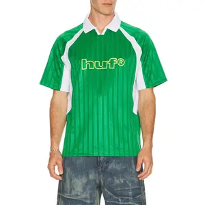 HUF Sideline Soccer Jersey Shirt in Clover