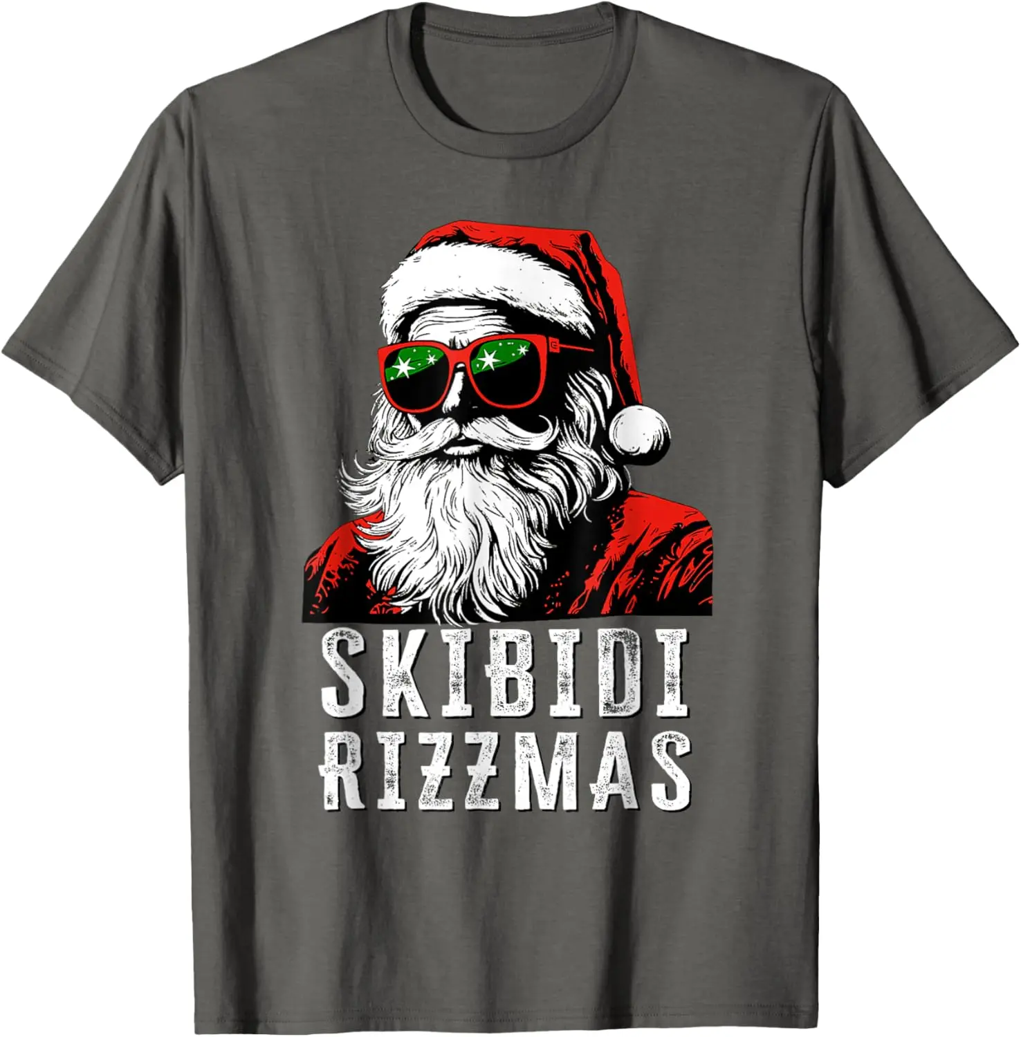 Skibidi Rizzmas Christmas Santa Claus Merry Rizz Mas Sigmas T-Shirt