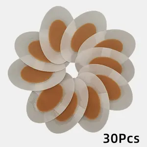 30pcs Gel Transparent Invisible Anti-Slip Pads, Heel Protectors, Foot Bottom Gel Cushions, Waterproof Foot Stickers, Portable and Convenient