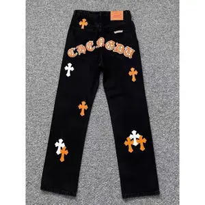 High Street Cross Jeans Men's Loose Upholstery Straight Length Pants