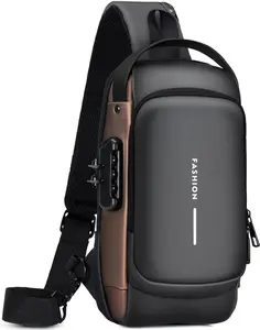 Men's Sling Bag Anti-Theft Crossbody Bag - Everyday Carry Daypack Chest Shoulder Bag for Travel, Work, Sports