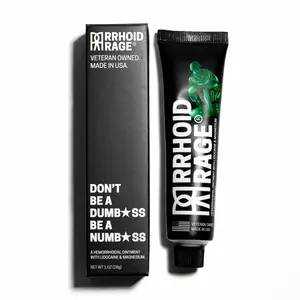 Rrhoid Rage Comforting Relief Cream with Lidocaine Soothing Formula with Aloe Extract Magnesium Sulfate and Balsam Fir for Sensitive Skin Itch Relief and Swelling Support - Healthcare Therapeutic Treatment Therapy Solution