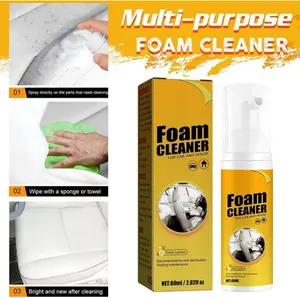 Magic Cleaning Foam Spray for Car,Car Magic Foam Cleaner,Neat Freaks Car Restoring Spray,Powerful Stain Removal Bubble Cleaner Foam Kit
