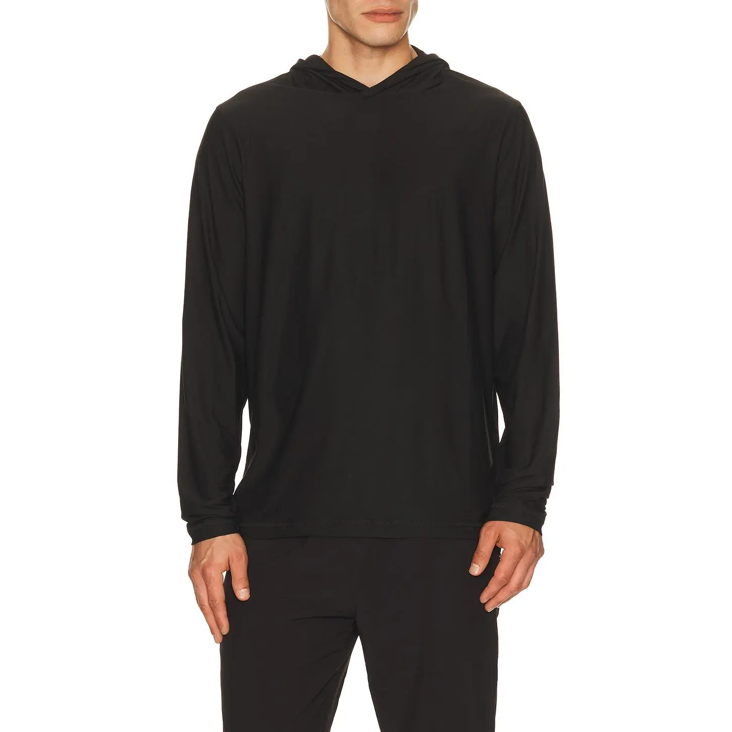 Vuori Strato Tech Hoodie in Black
