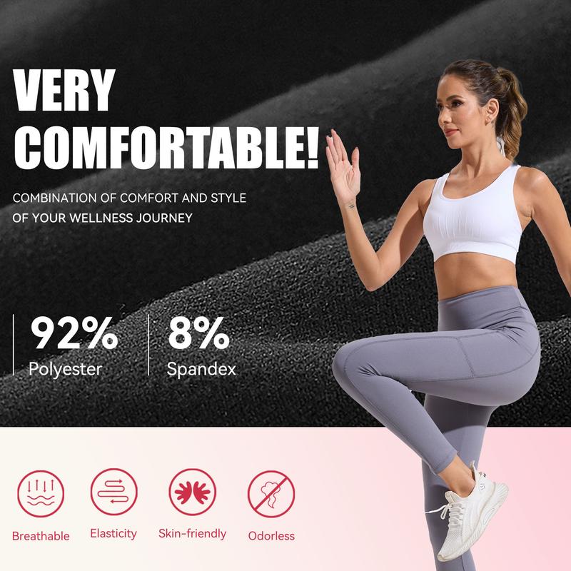 SHOWITTY Women's 3 Pack Fleece Lined Leggings with Pockets – High Waisted Thermal Warm Yoga Pants for Winter Workout & Everyday Wear