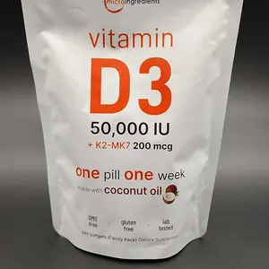 Product Review of Micro Ingredients Vitamin D3 K2 Supplement Softgels from F**h