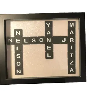 Personalized Framed Family Names - Customizable Gift for Family