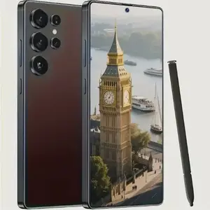 S25 Ultra Unlocked 5G Android 14 Smartphone.12GB+512GB,6.99" HD Display,68MP+108MPCam,7800mAh, Dual Card, Built-in Pen, FaceUnlock, , Case & Protector